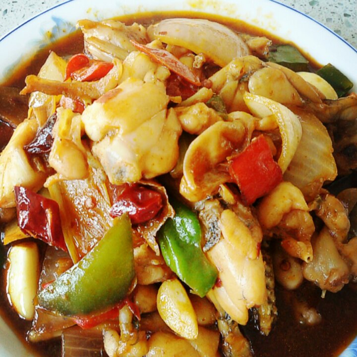 红烧牛蛙