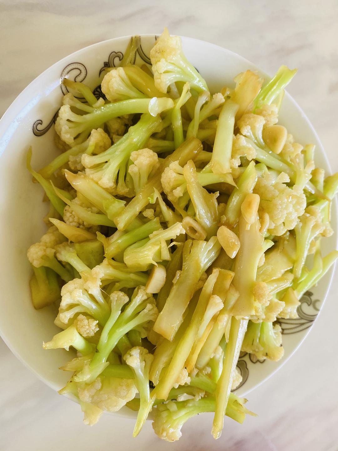 炒菜花（自留备注的做法