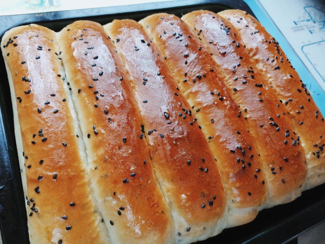 蜂蜜淡奶油面包#美味排包#