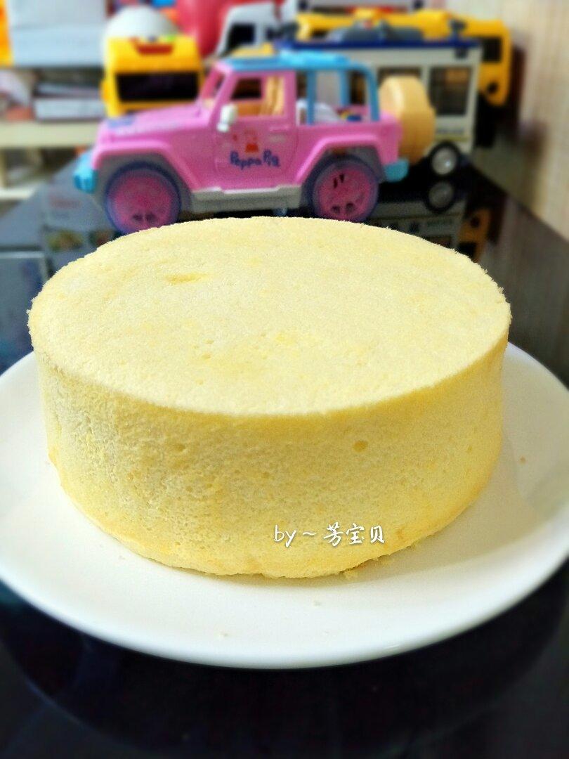 6寸原味戚风蛋糕