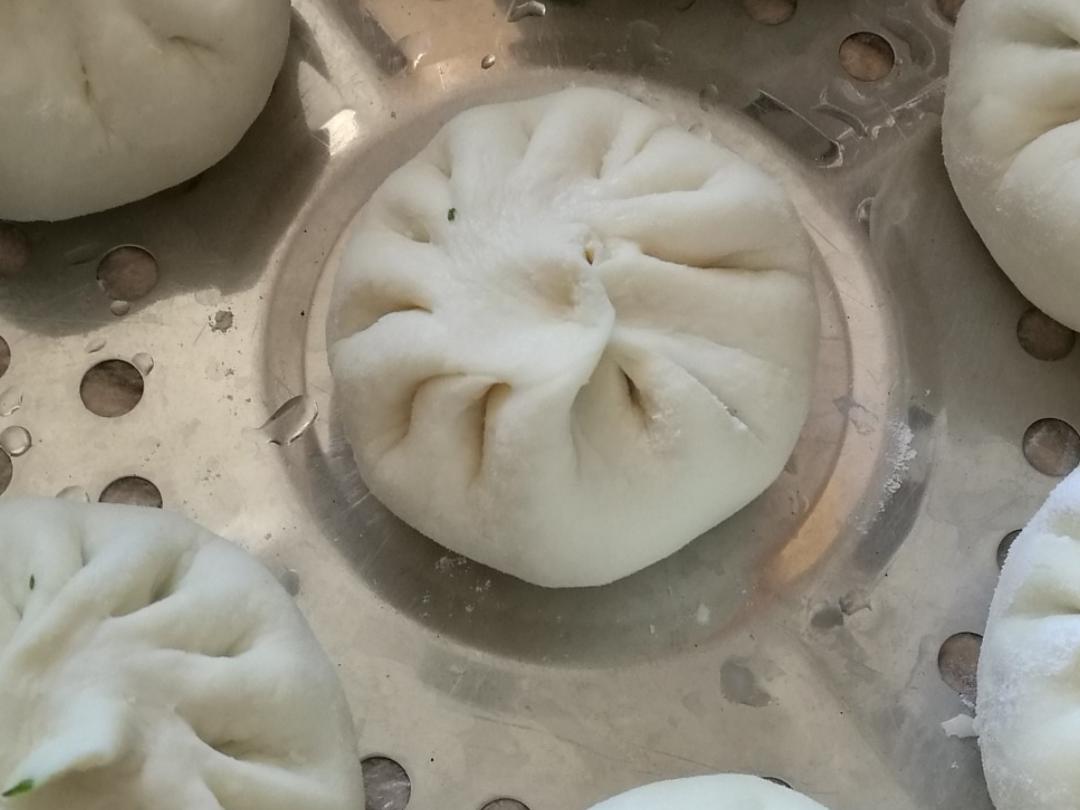芹菜叶包子的做法