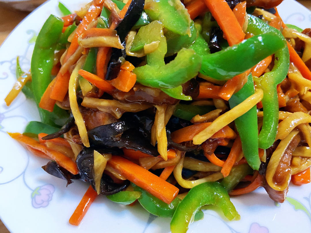 茭白胡萝卜鱼香肉丝✨