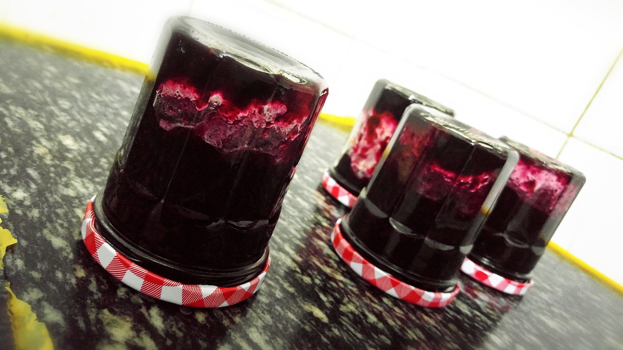 蓝莓果酱