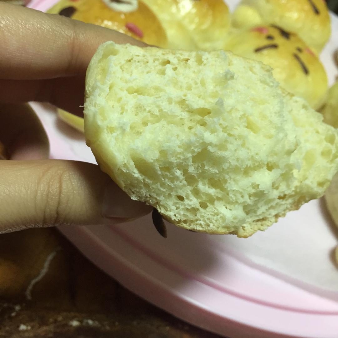 超软汤种挤挤熊面包（附超便捷微波炉汤种做法）