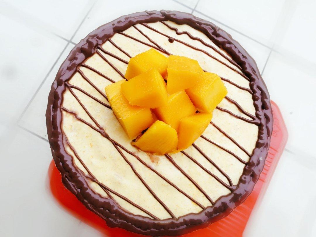 【视频】芒果慕斯（6寸） | 含镜面果胶配方