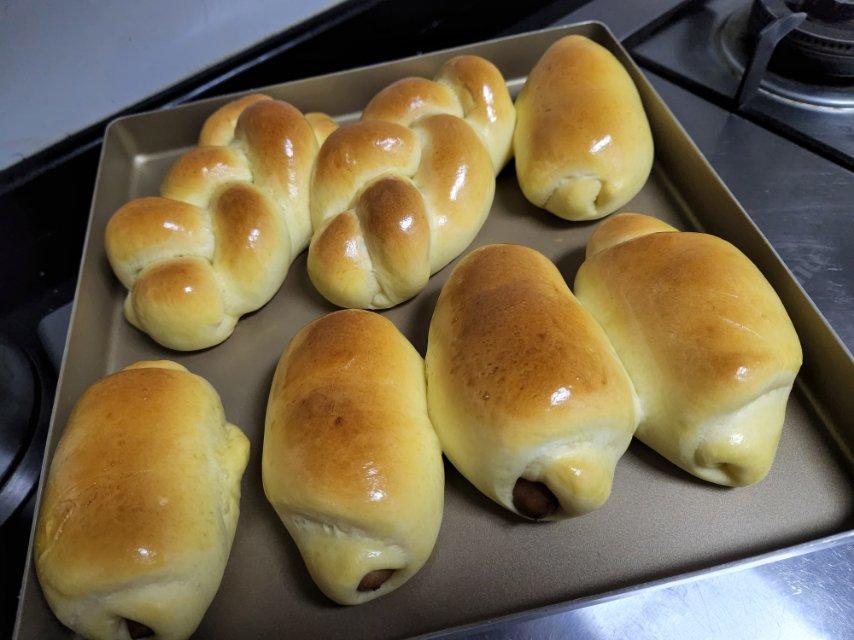 香葱肉松面包（烫种法）