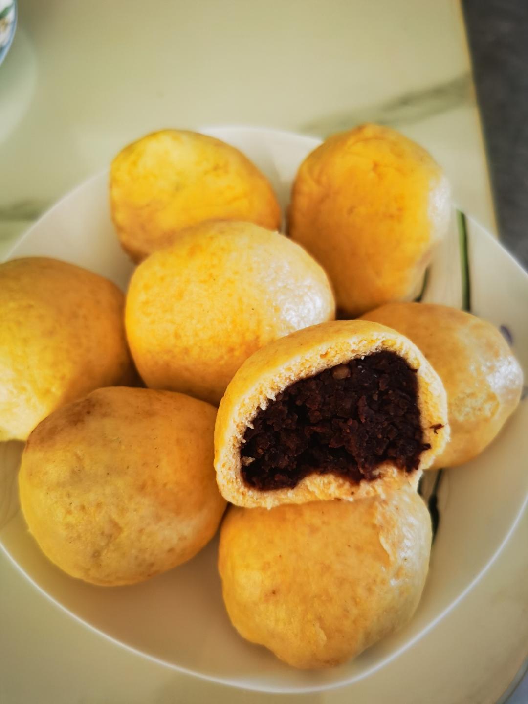 玉米面豆包（一次性发酵法）