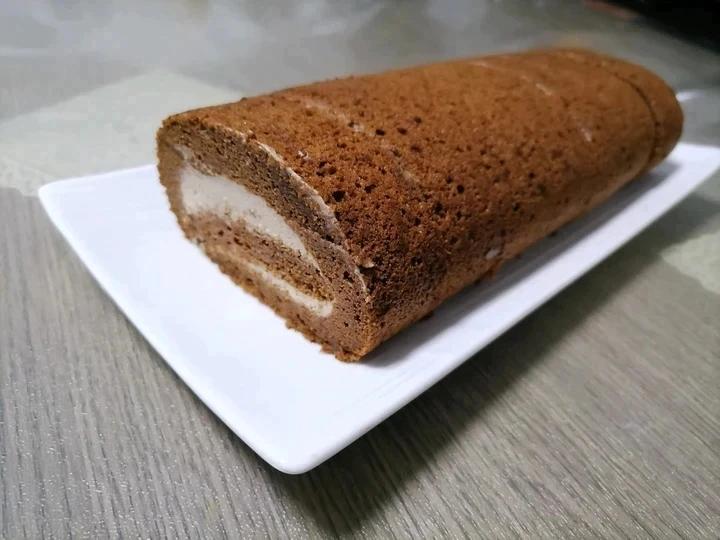 超浓郁卷不裂的巧克力蛋糕卷
