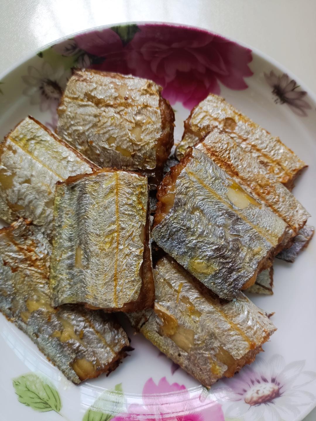 空气炸锅香煎嫩带鱼少油版
