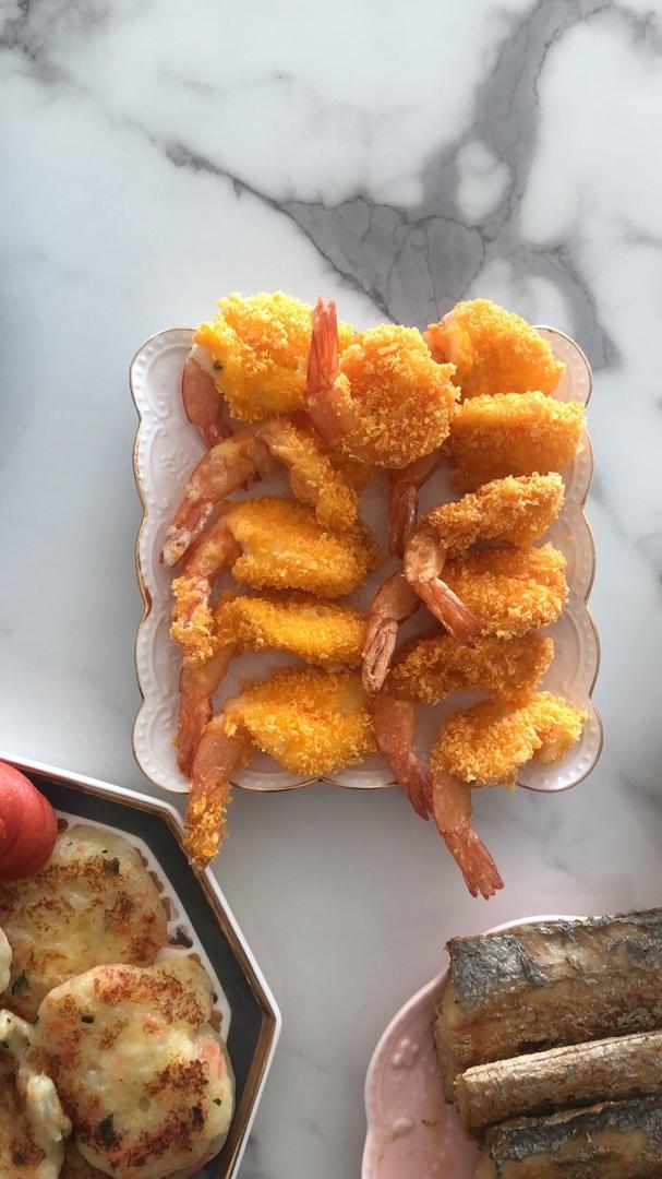 alexlyndsy做的面包糠炸虾