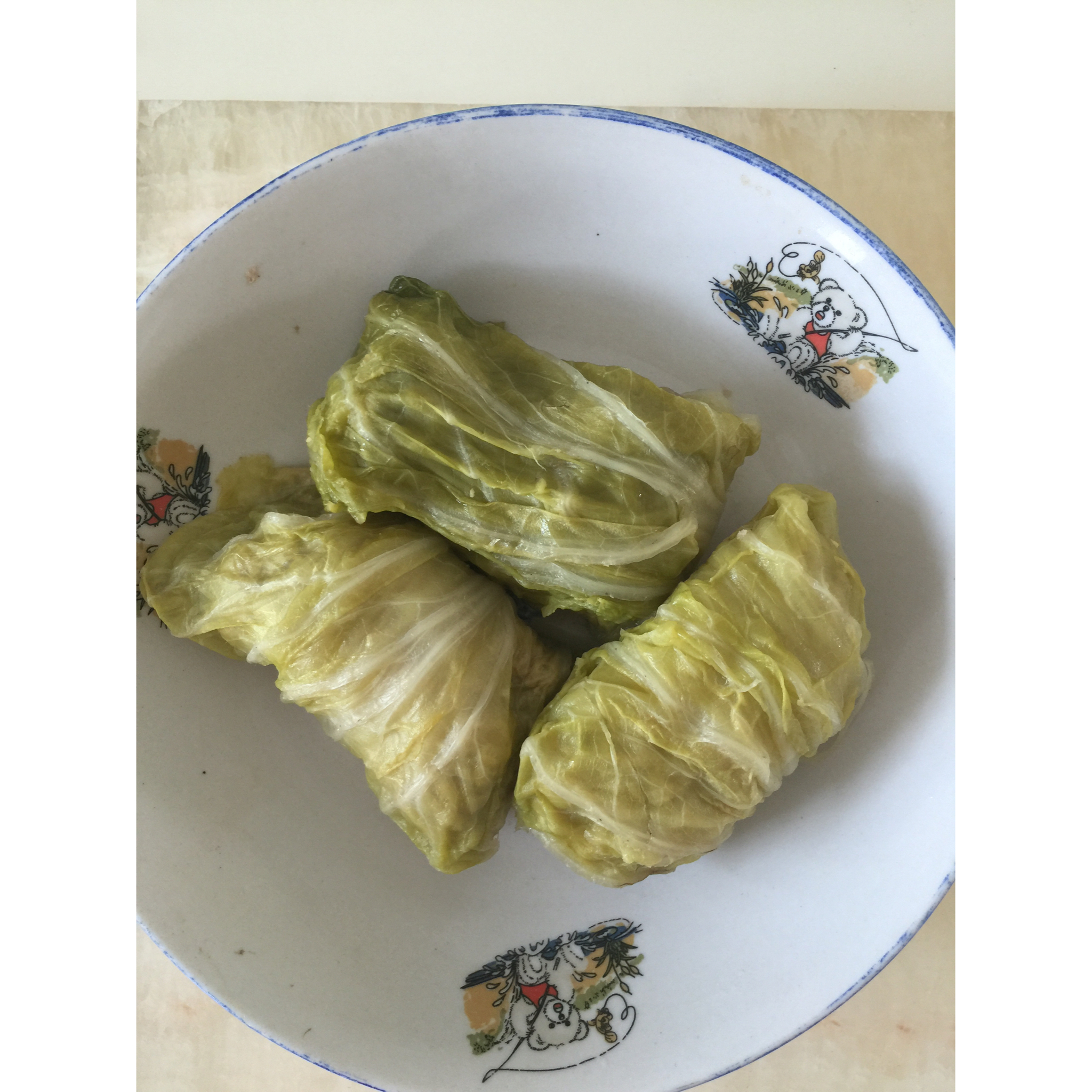 肉酿白菜卷