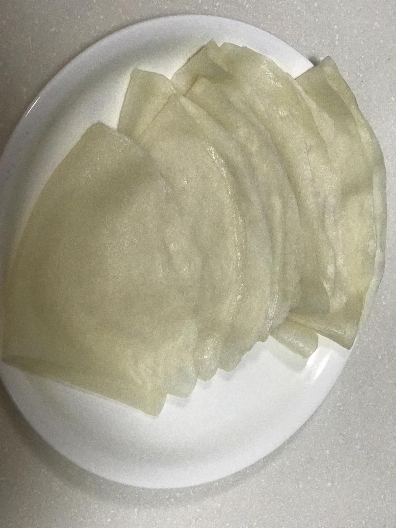 春饼   轻松一次做出十几张的春饼皮