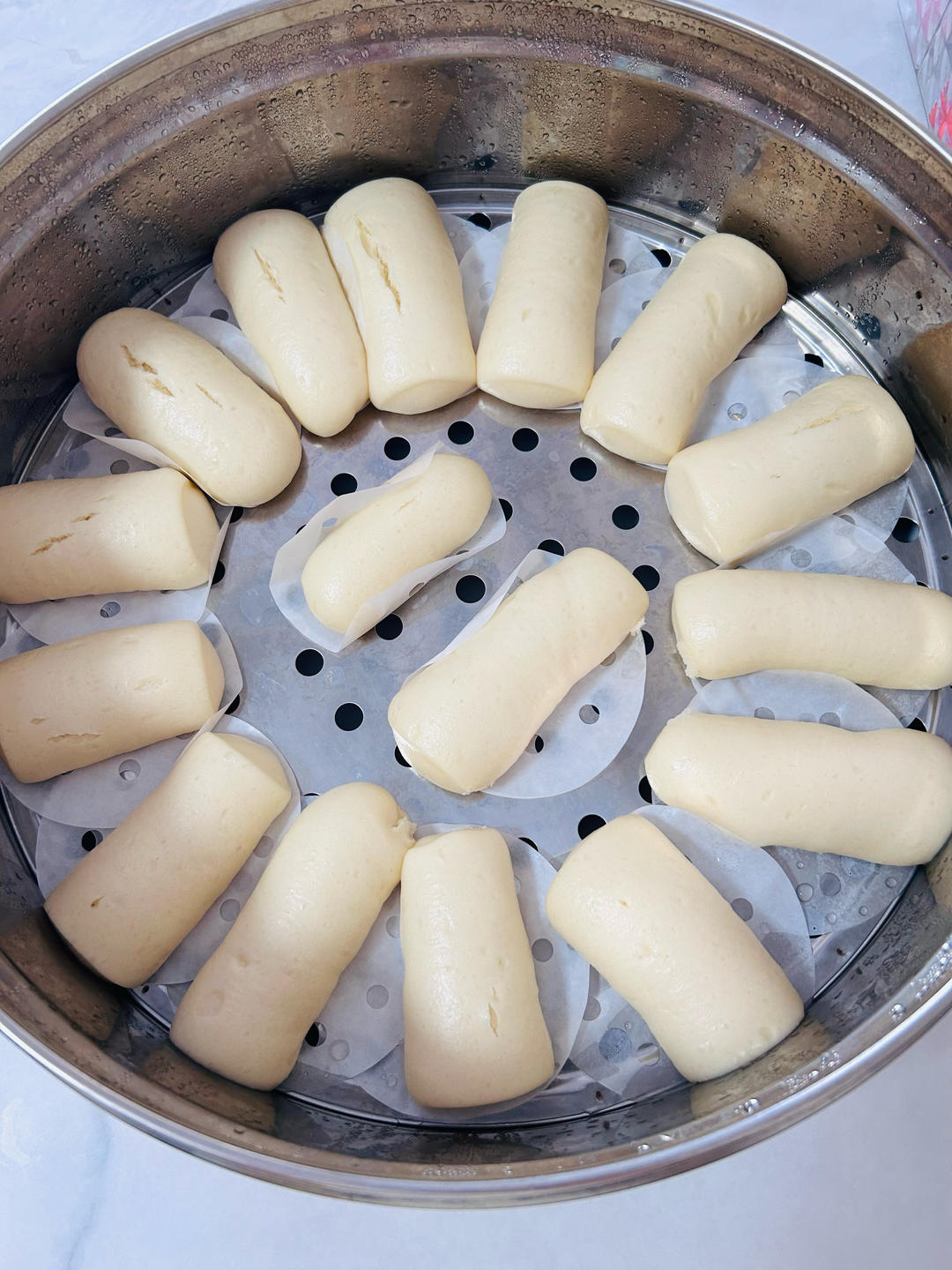 奶香味馒头香软甜#