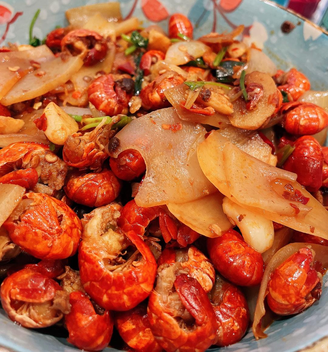 麻辣炒虾尾（可以摆摊了）