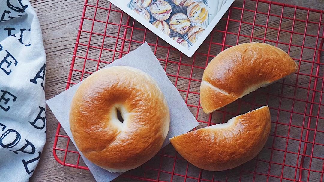 低油低糖原味贝果的做法