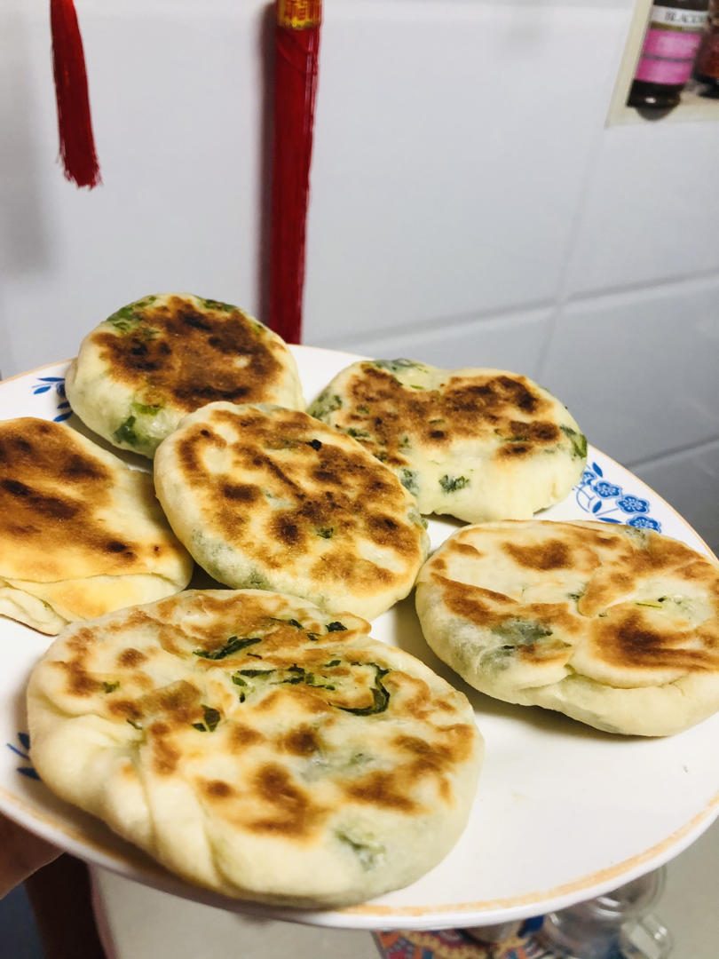 免手揉的发面葱油饼 超级软无敌好吃