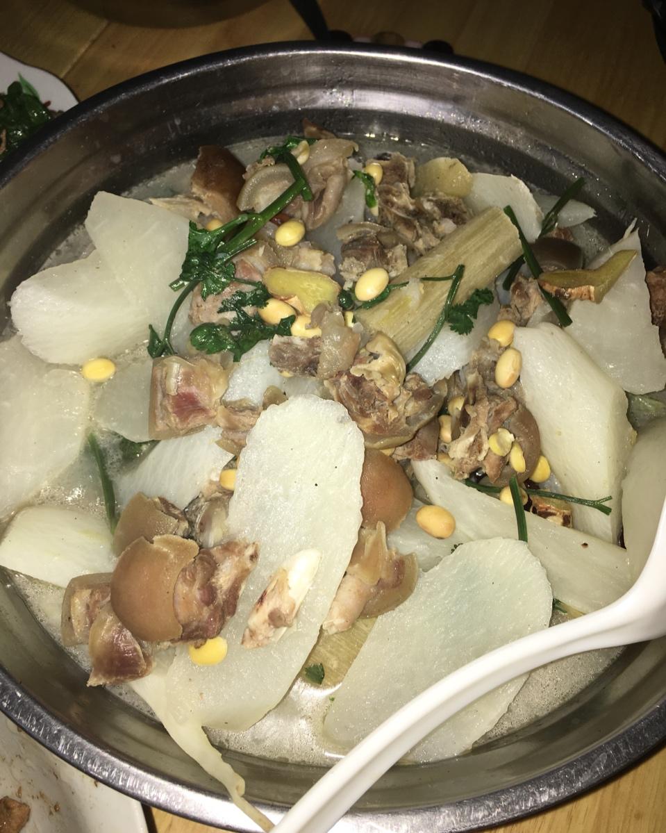 羊肉炖白萝卜