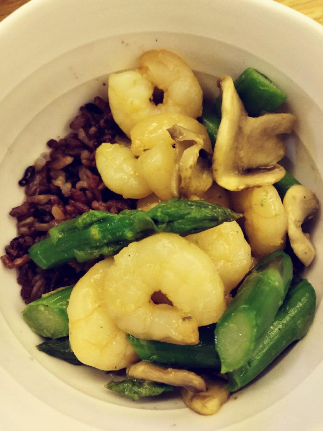 美善品*芦笋炒虾仁