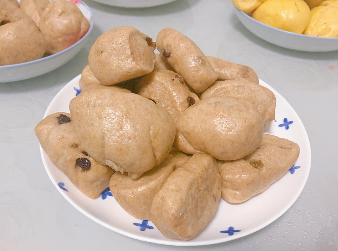 全麦馒头（减肥）（无糖无油）