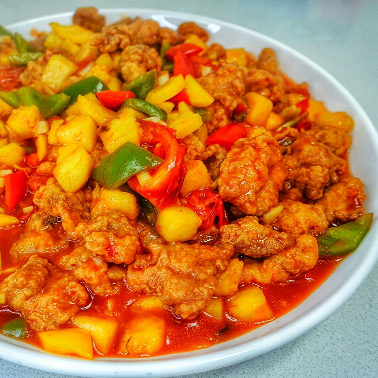 菠萝咕噜肉