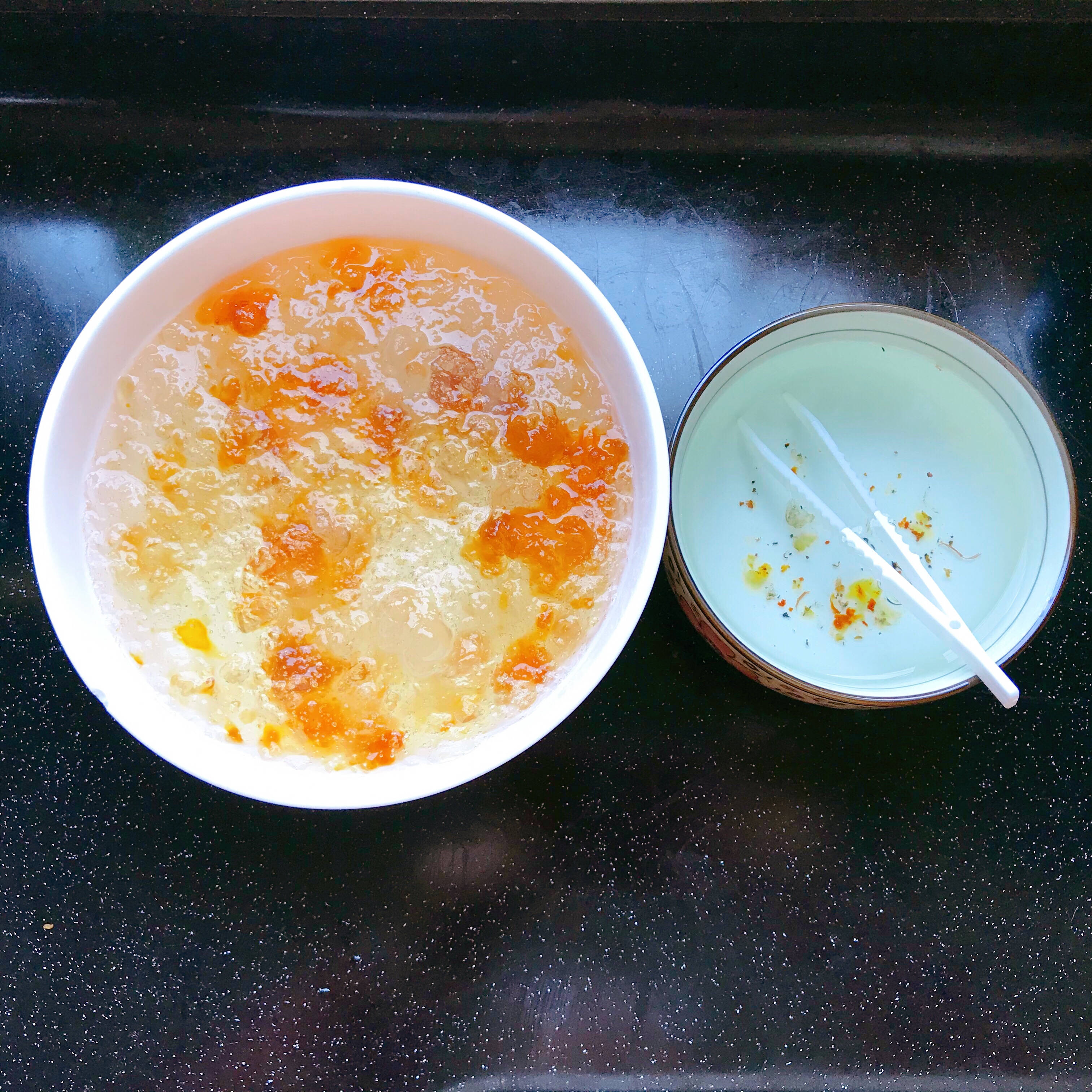 桃胶雪燕皂角米的做法 步骤3