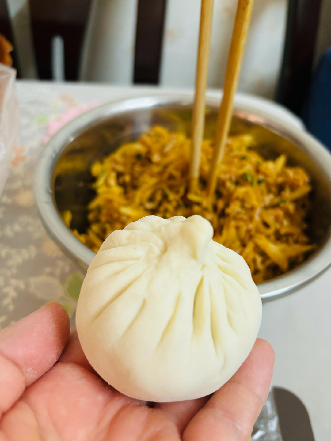 包子那点事——记录那些好吃的包子（小灯笼豆沙卷&豆沙包&香菇豆干素菜包&葱油花卷……）