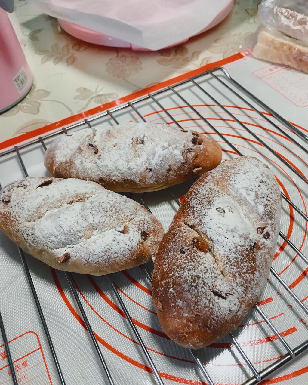 全麦核桃包～软欧包