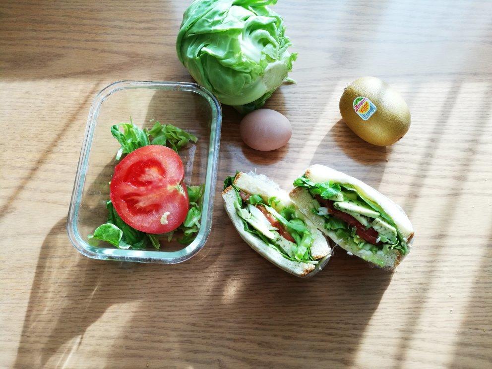 如何做超厚的沼三明治~详细tip！牛油果鸡蛋午餐肉三明治~