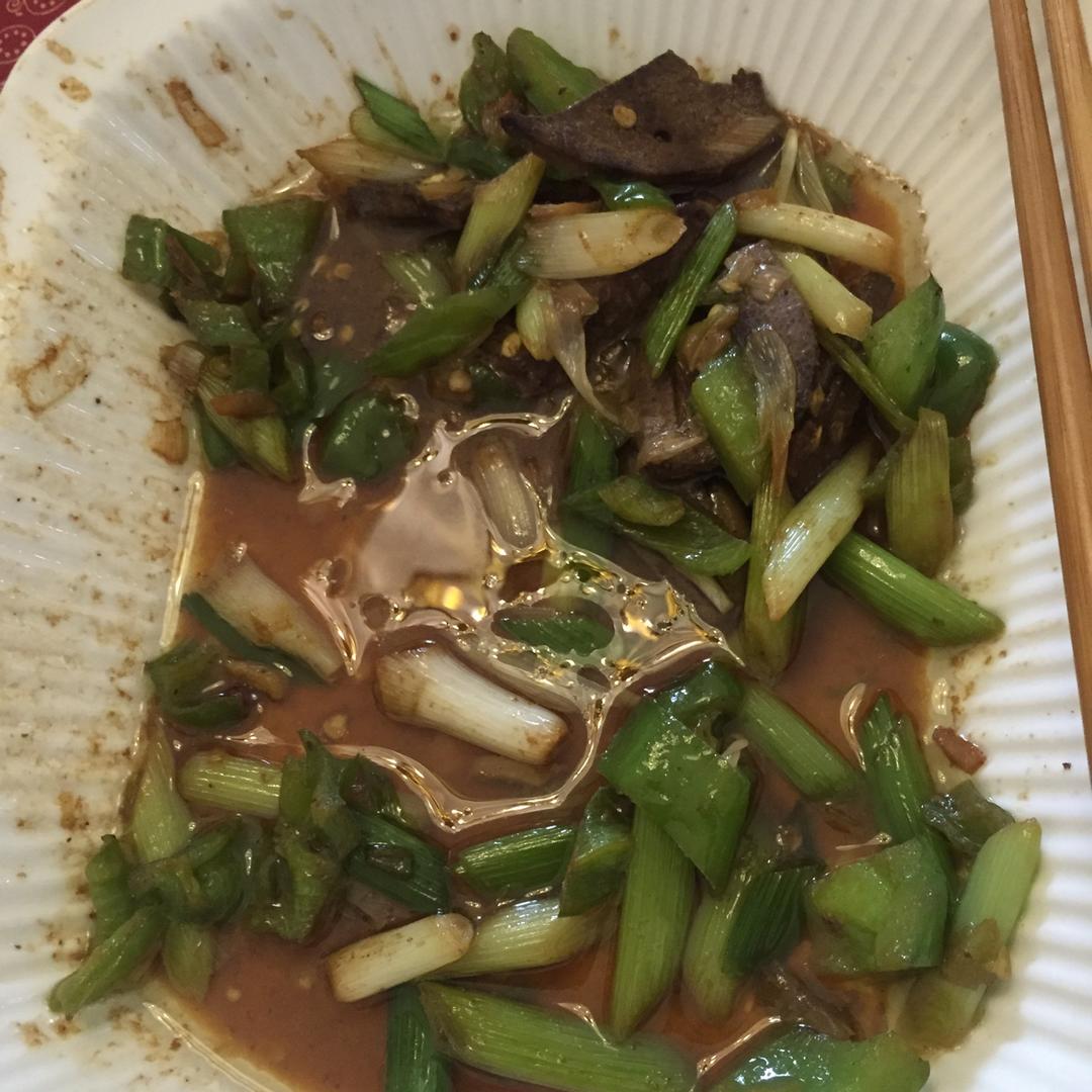 青椒炒猪肝