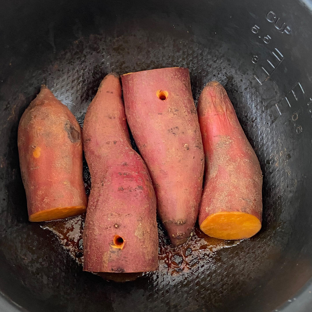 零失败的电饭煲焖红薯