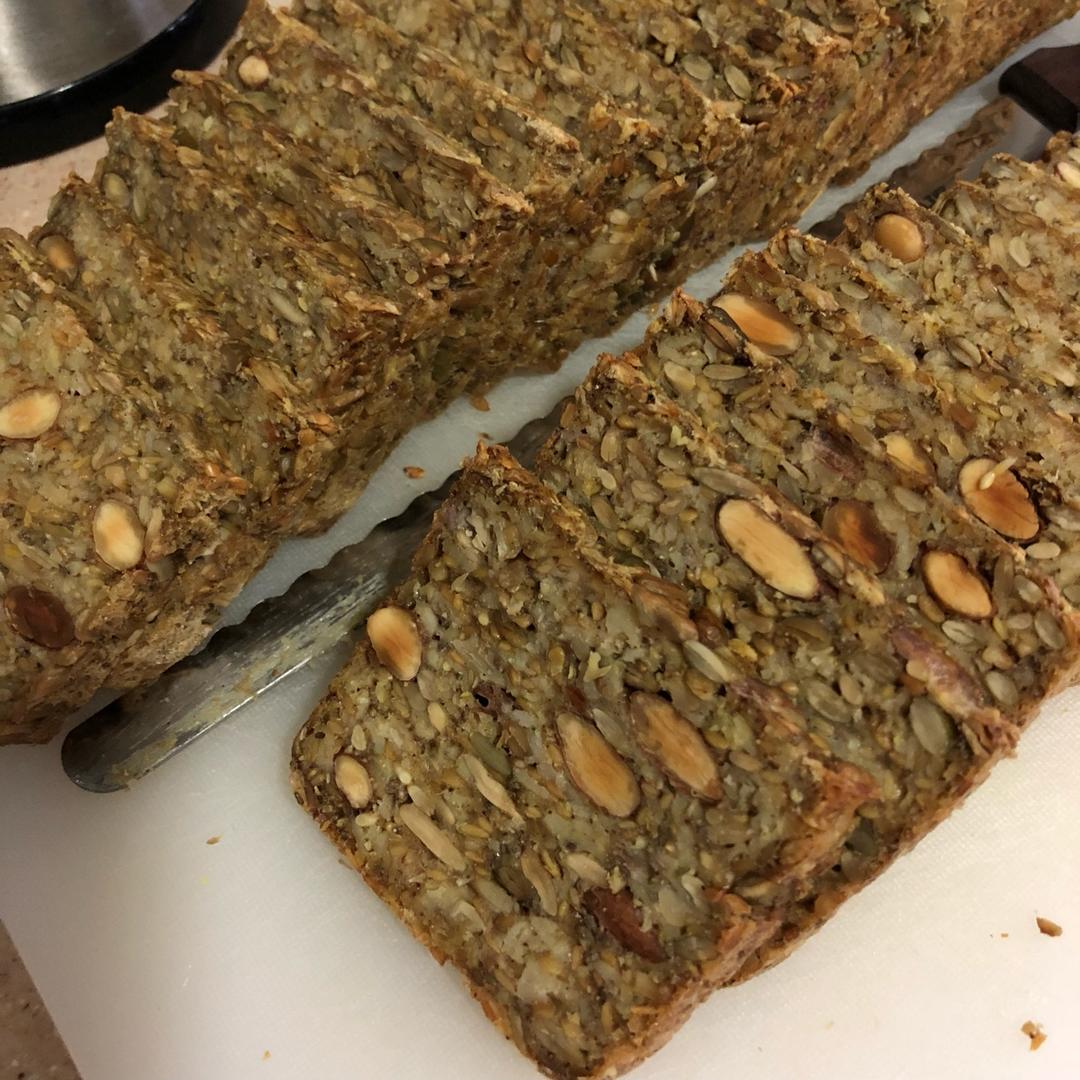 无面粉高纤能量面包丨健康·烘焙