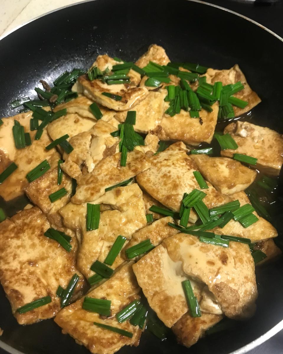 蚝油嫩豆腐