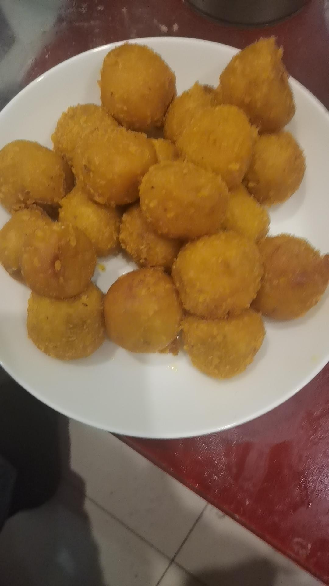 油炸༄「香芋地瓜丸」༄的小技巧