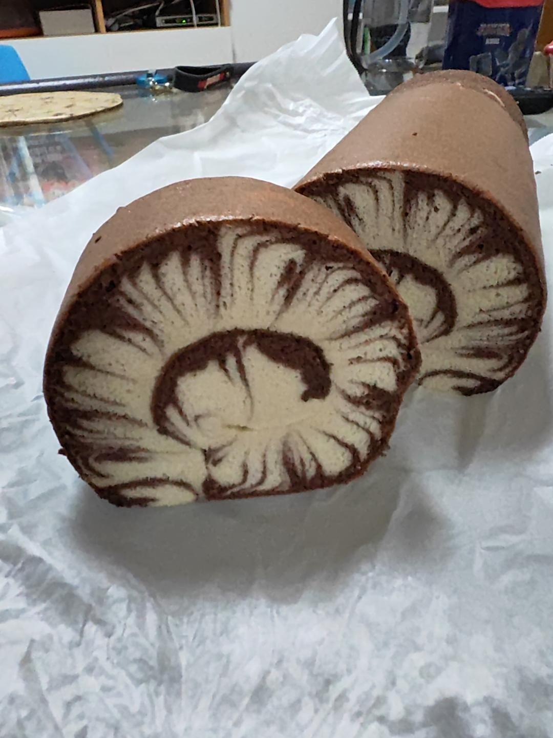 木糖醇可可旋风瑞士蛋糕卷（厚实细腻，不缩不裂）C69