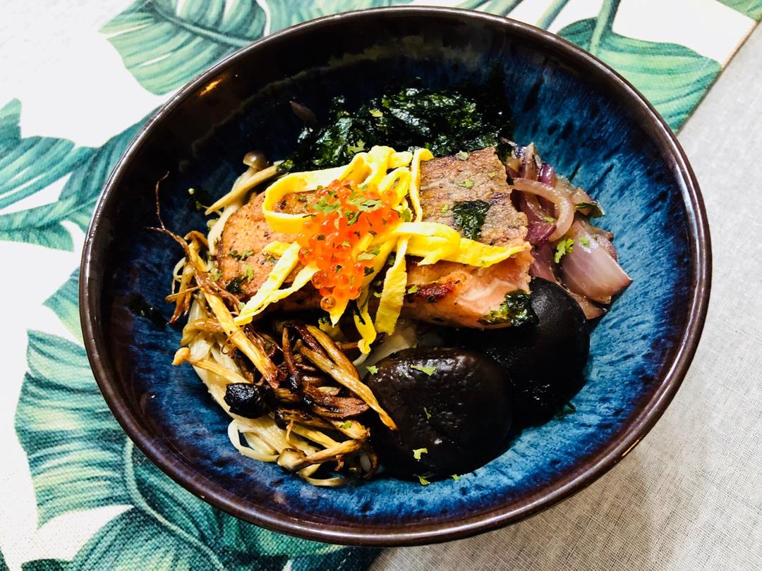 【食材包操作说明】三文鱼梅子茶泡饭