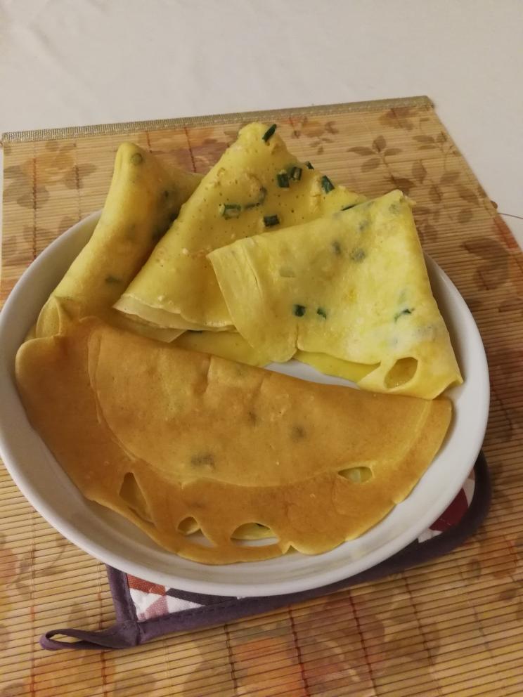 超级简单快手鸡蛋饼的做法