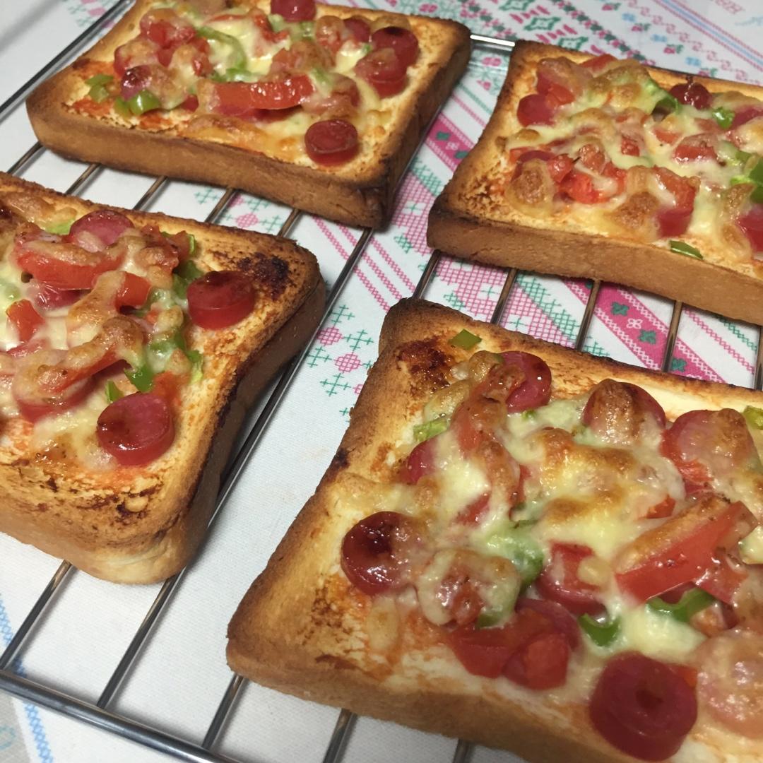 超好吃面包披萨🍕
