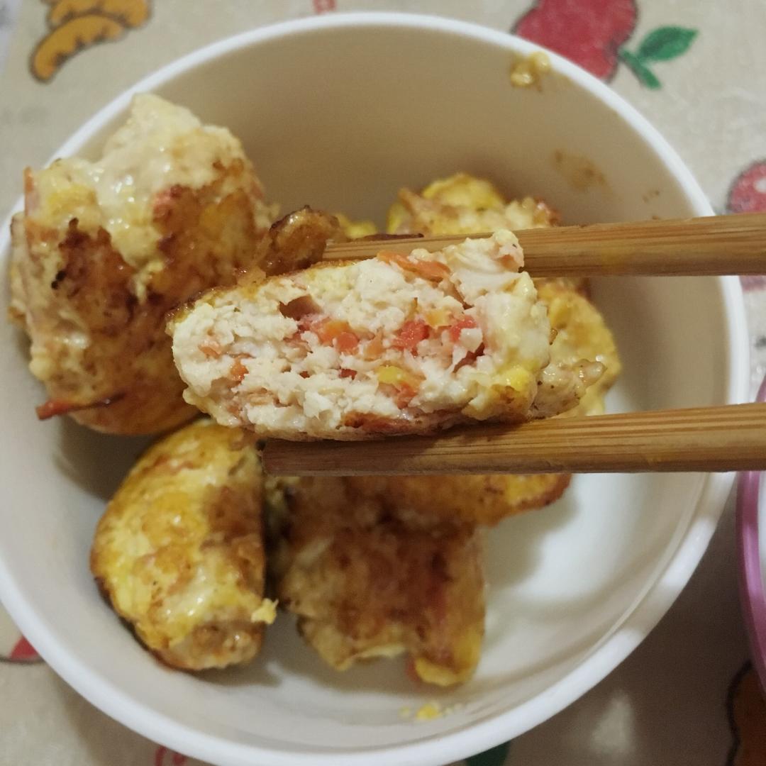 香菇胡萝卜鸡胸肉丸子汤（减肥）