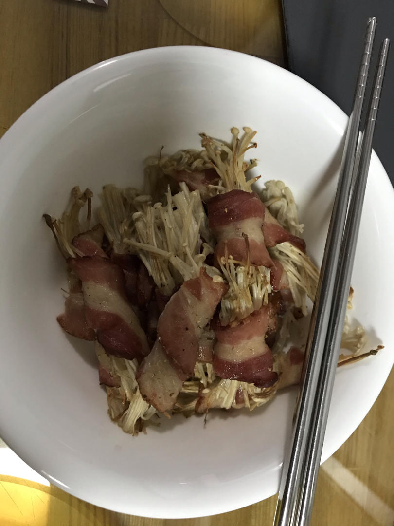 培根卷金针菇（烤箱版）