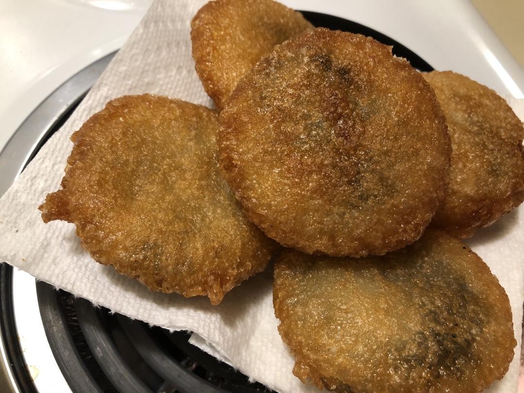 家庭版快手油炸糕，无泡打粉无面包糠也能外酥里糯