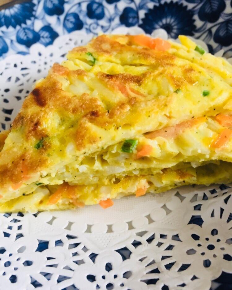 米饭土豆鸡蛋饼