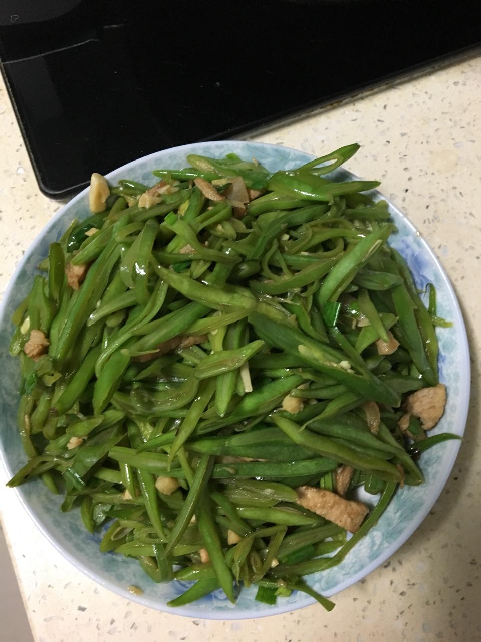 扁豆炒肉丝