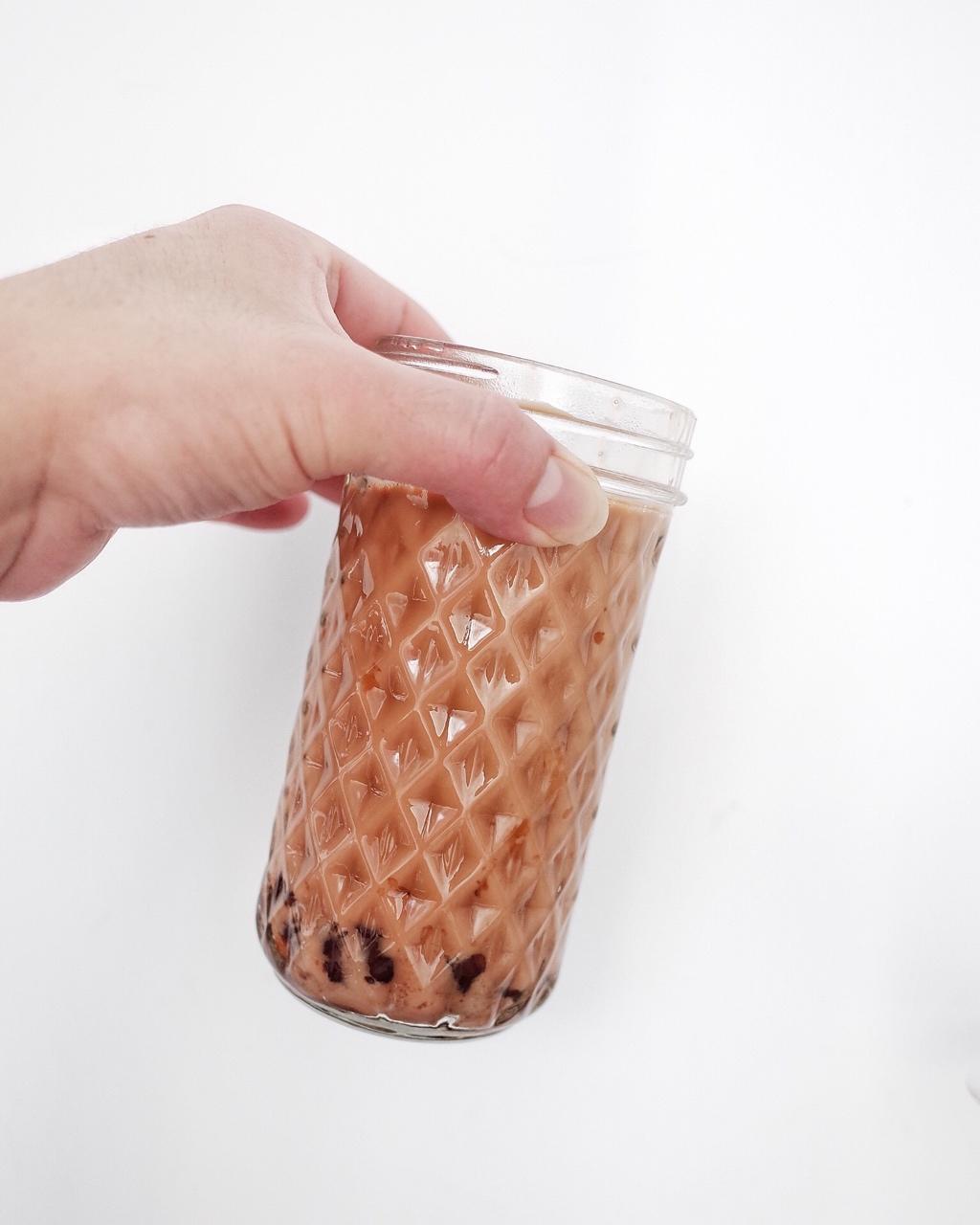 黑糖珍珠鲜奶-在家喝鹿角巷