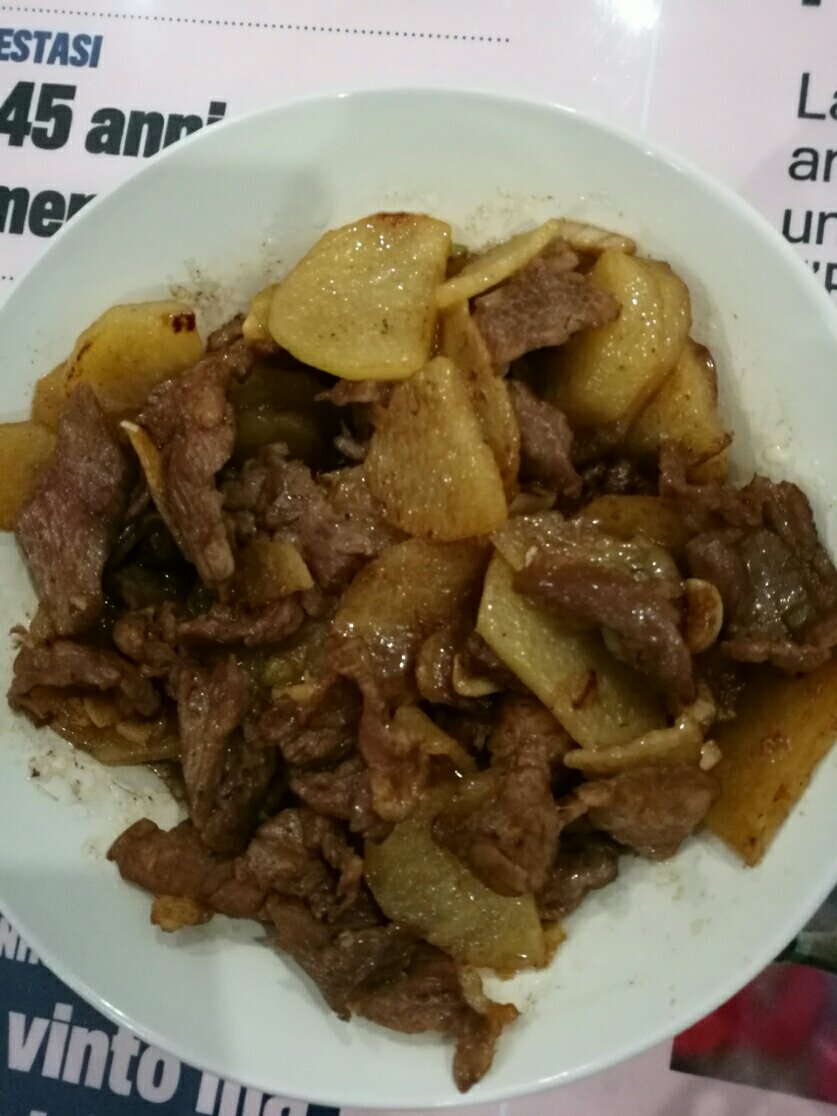 土豆炒牛肉