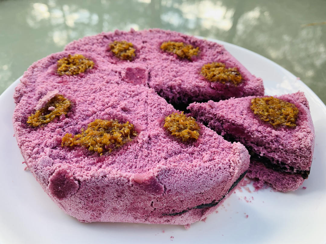 沙沙甜甜的~紫薯桂花米糕  独家配比高成功率