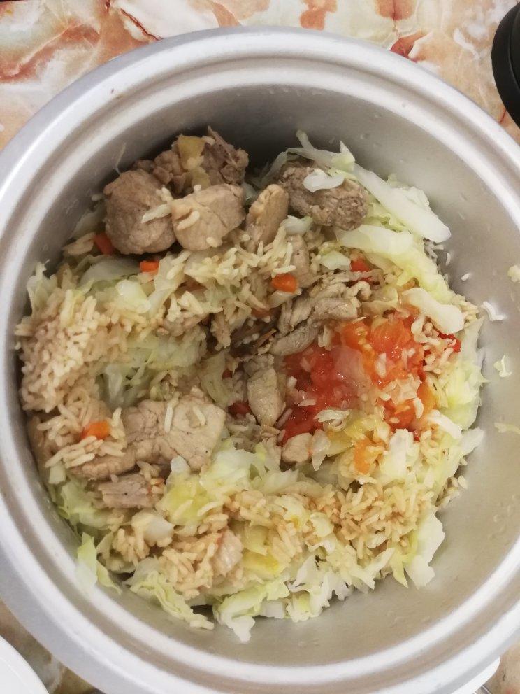 喷香排骨焖饭（爆好吃）