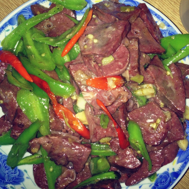 记忆淡而未忘做的辣子猪肺