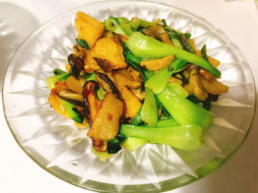 油渣炒青菜