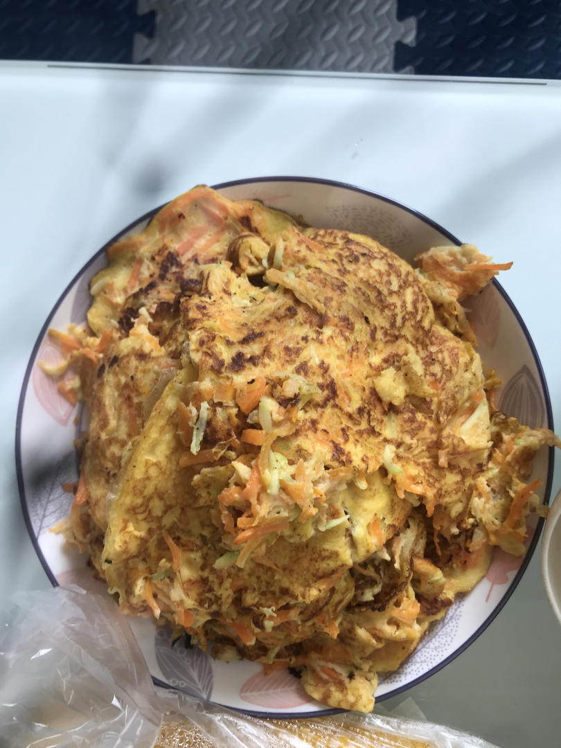 胡萝卜西葫芦鸡蛋饼