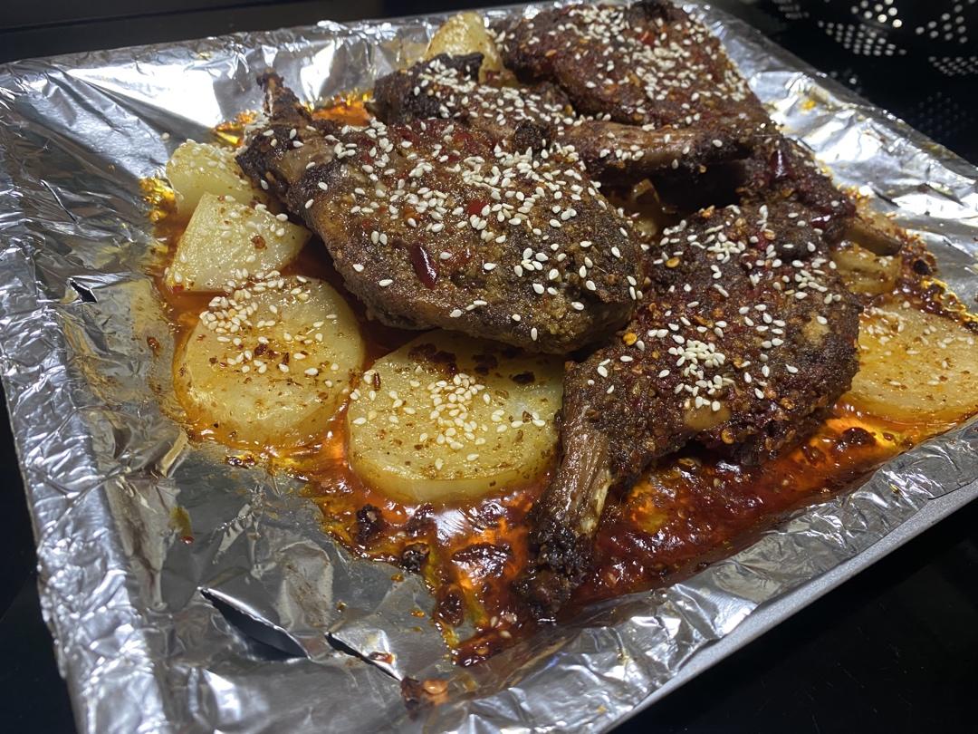 焗烤兔腿